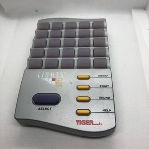 “LIGHTS OUT” Electronic Handheld Game, Vintage 1990’s. By Tiger Toys